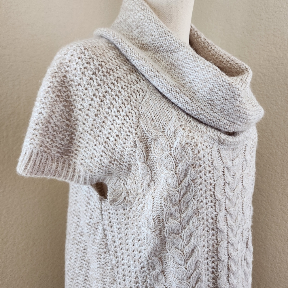 Worthington petite short sleeve knit cowl neck sweater size large - Picture 11 of 16